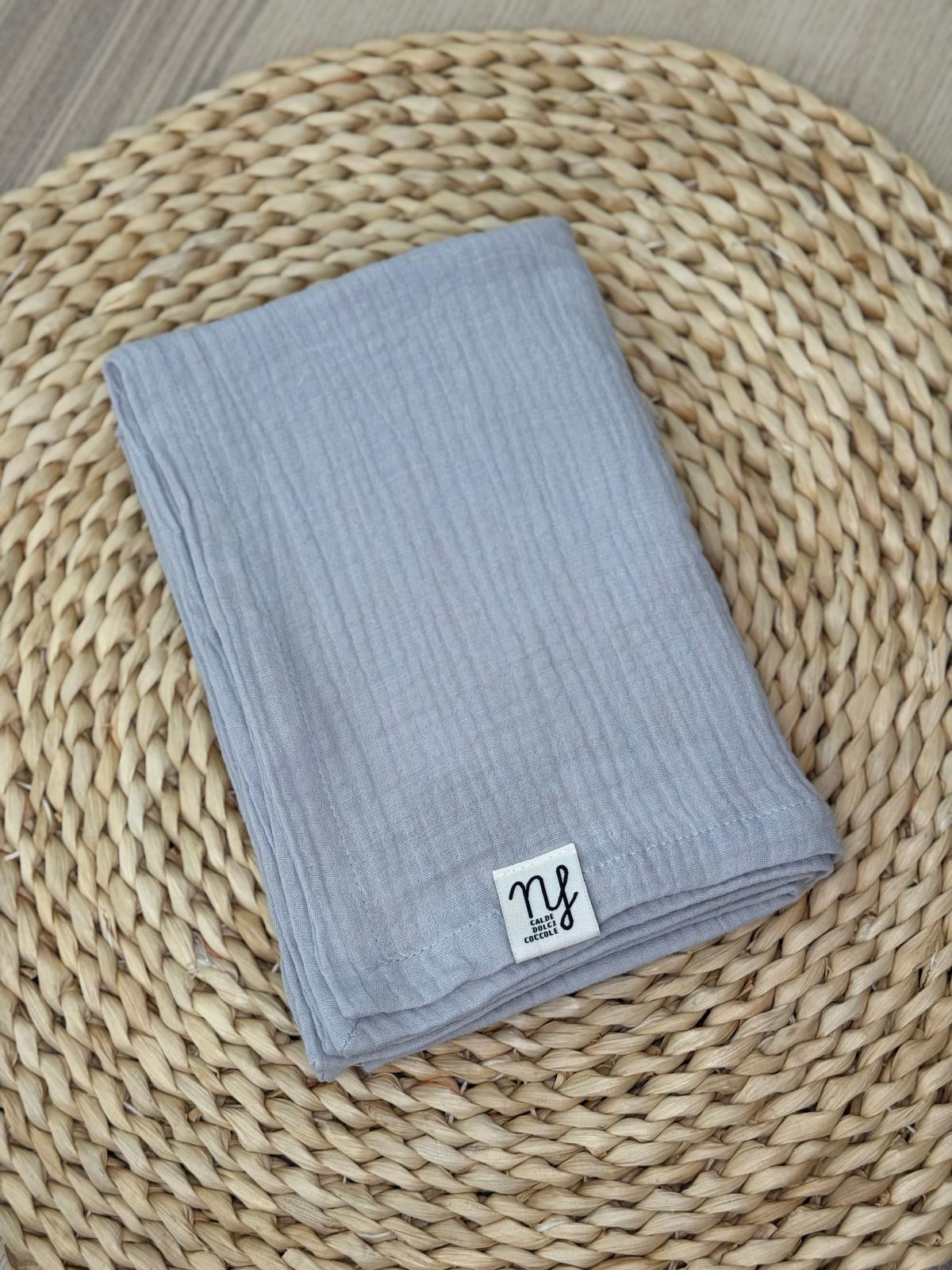 Mussola 100% COTONE tinta unita