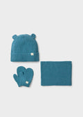 Compl. cappello collo 3 pezzi