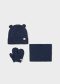 Compl. cappello collo 3 pezzi