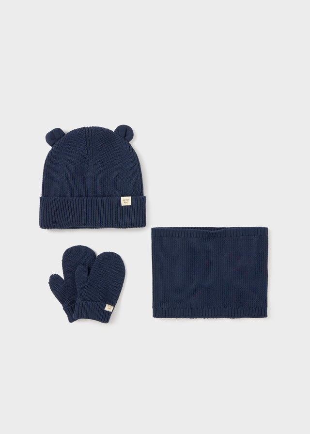 Compl. cappello collo 3 pezzi