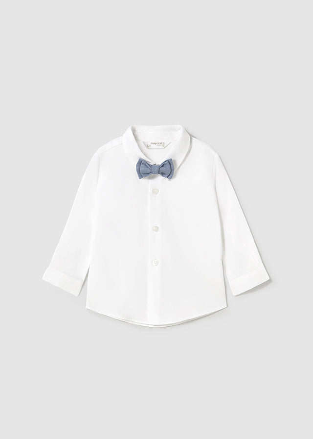 Camicia m/l con papillon