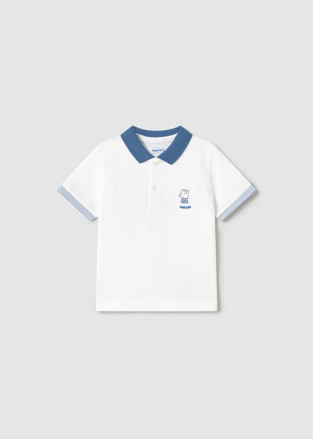Polo m/c applique