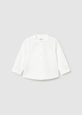 Camicia m/l lino collo corean