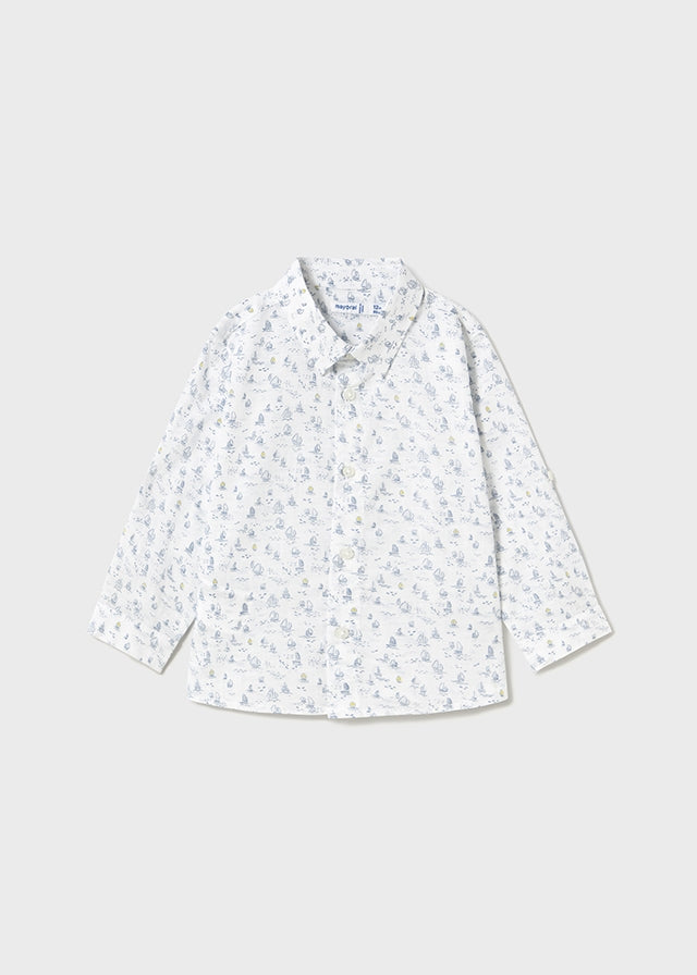 Camicia m/l stampata