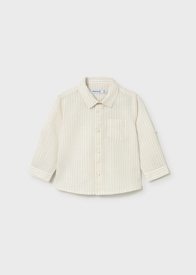 Camicia m/l lino