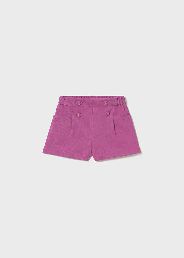 Pantalone corto strutturato