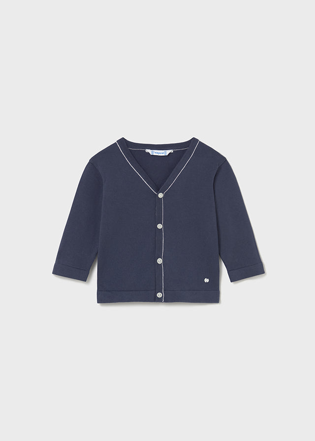 Cardigan tricot scollo v