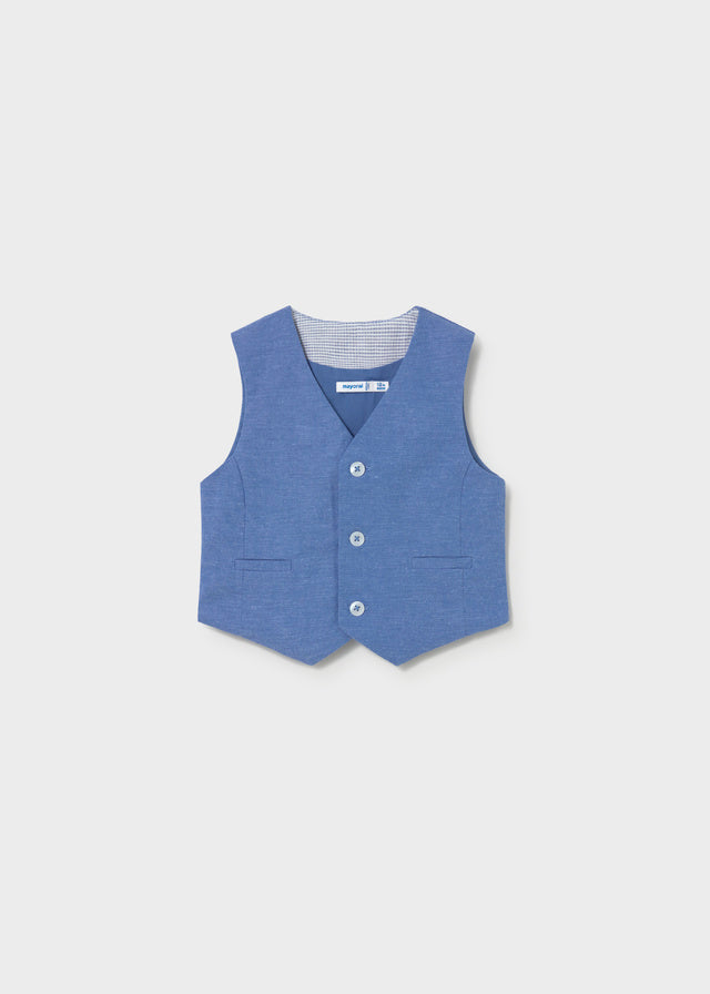 Gilet lino suiting