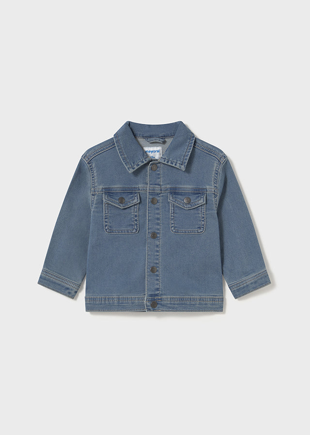 Giacca soft denim
