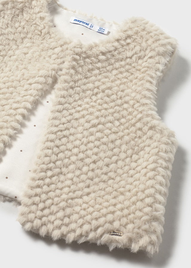 Gilet pelo strutturato