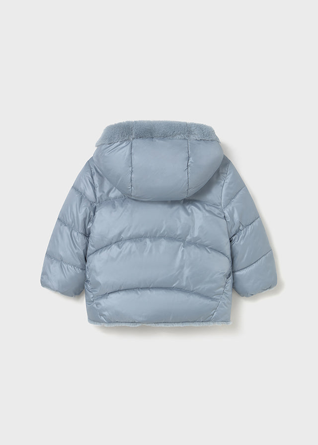 giubbotto reversibile pelo