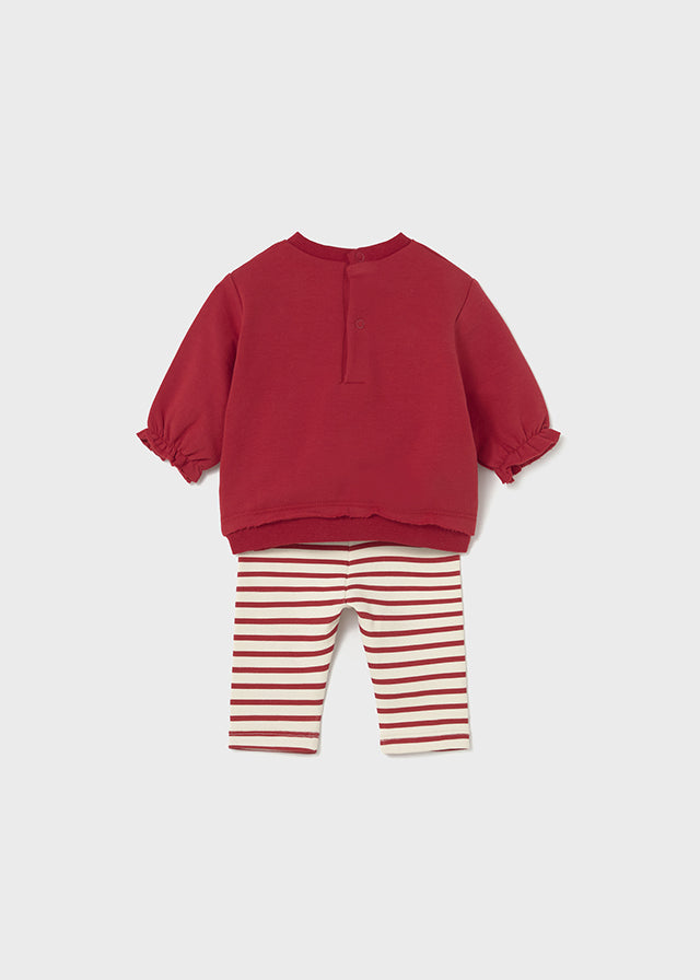 Compl. con leggings a righe