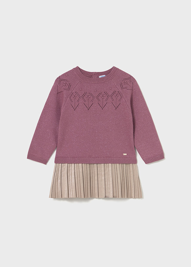 Vestito combinato tricot