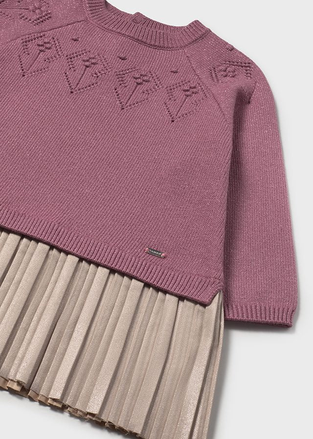 Vestito combinato tricot