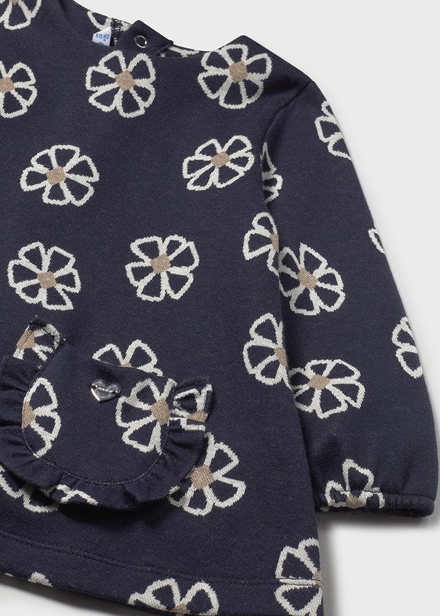 Vestito punto jacquard