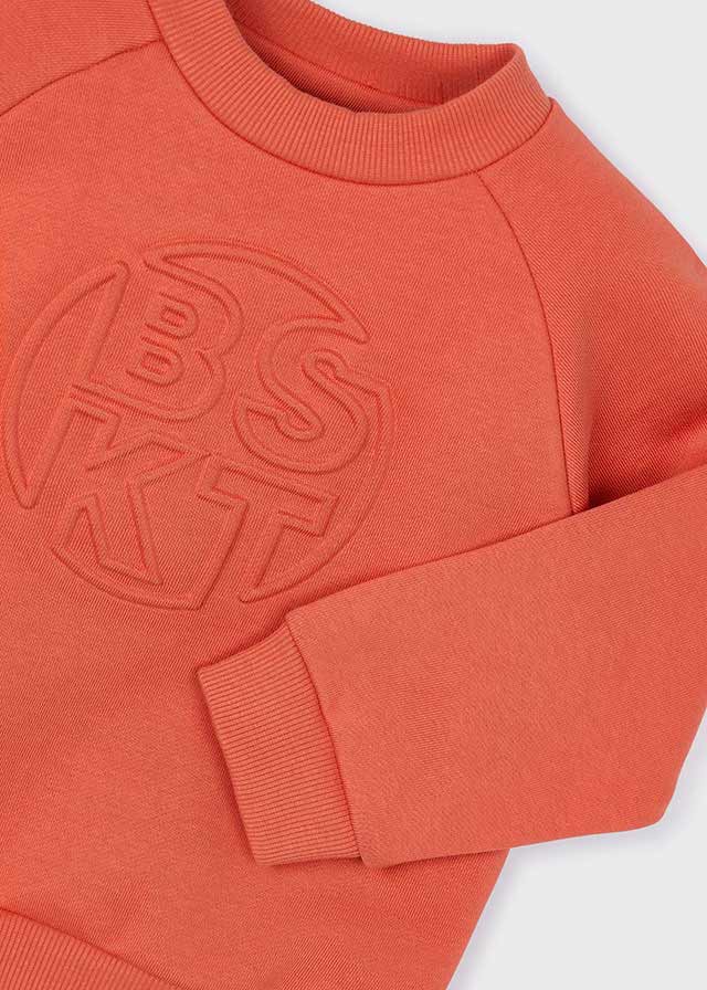 Pullover embossed