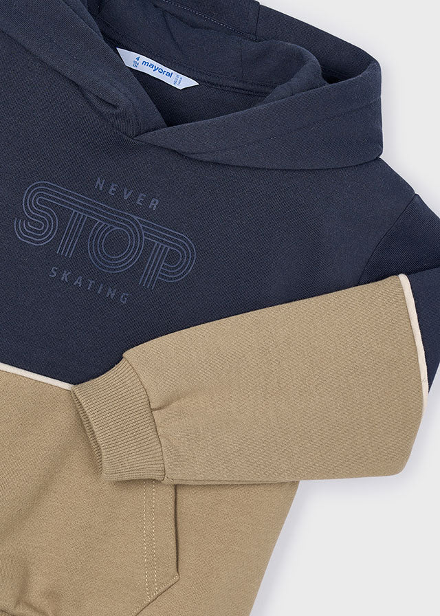 Pullover color block