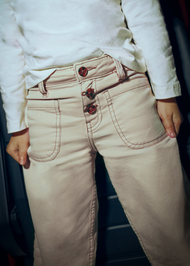 Pantalone twill marine
