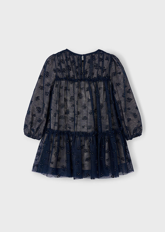 Vestito tulle fantasia