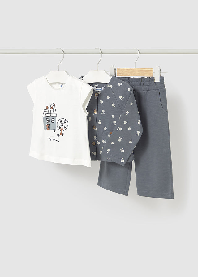 Completo pantalone 3 pezzi
