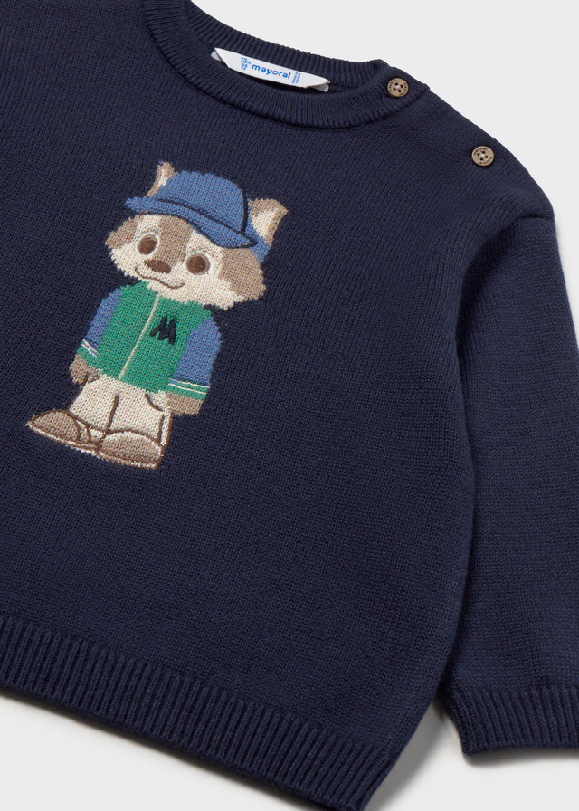 Maglione intarsi personaggi