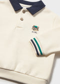 Pullover con collo polo