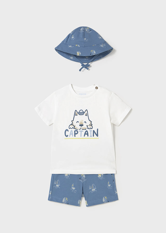 Compl. punto print con cappell