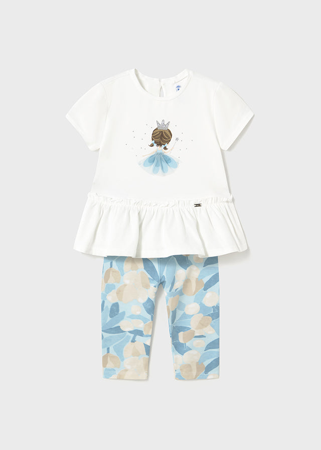 Completo leggings stampato