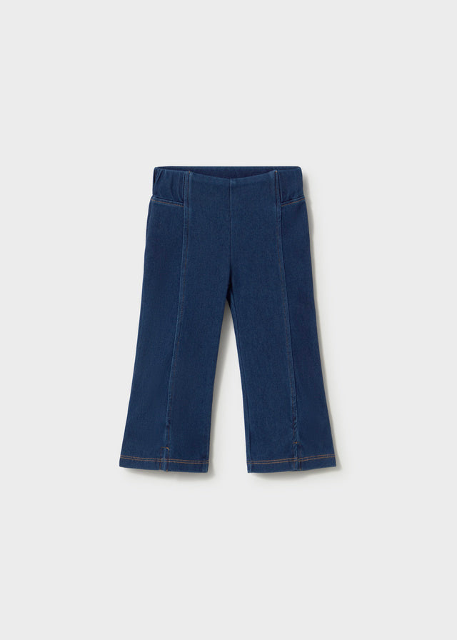 Leggings flared twill