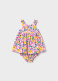 Vestito stampato con coulotte