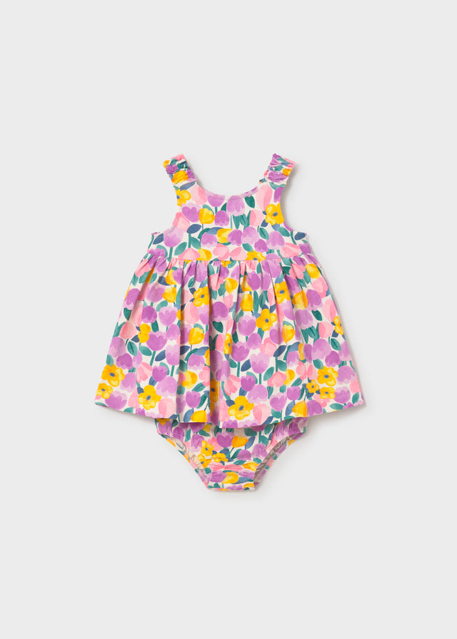 Vestito stampato con coulotte