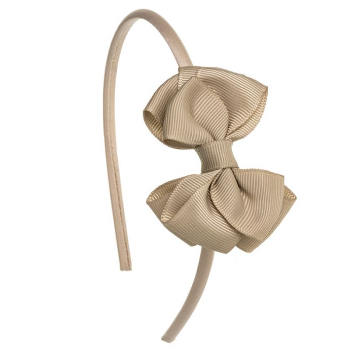 Cerchietto per bambina con fiocco in gros grain a
forma di farfalla