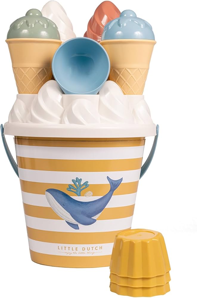 Set da spiaggia secchiello con gelati