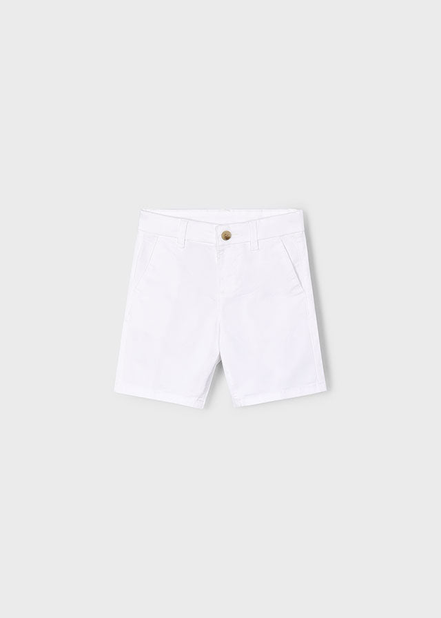 Bermuda tasche a filo twill basico