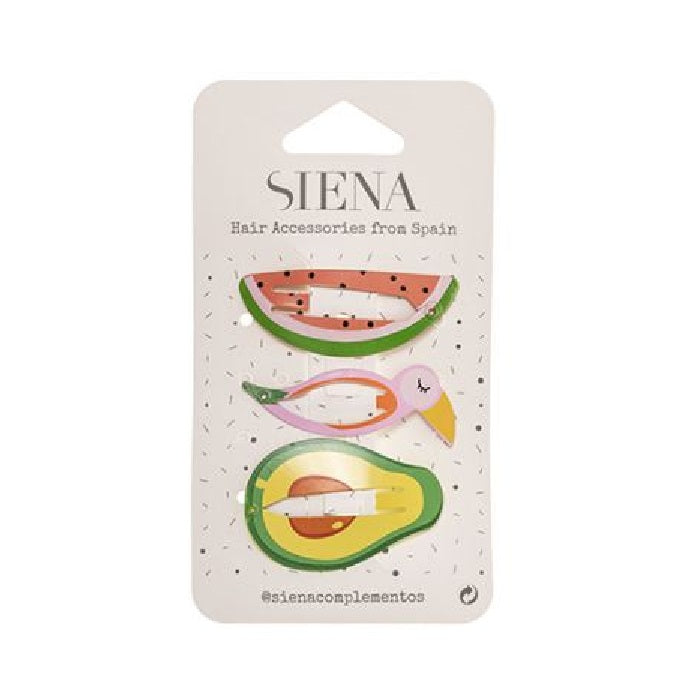 PACK 3 CLIP FRUTAS