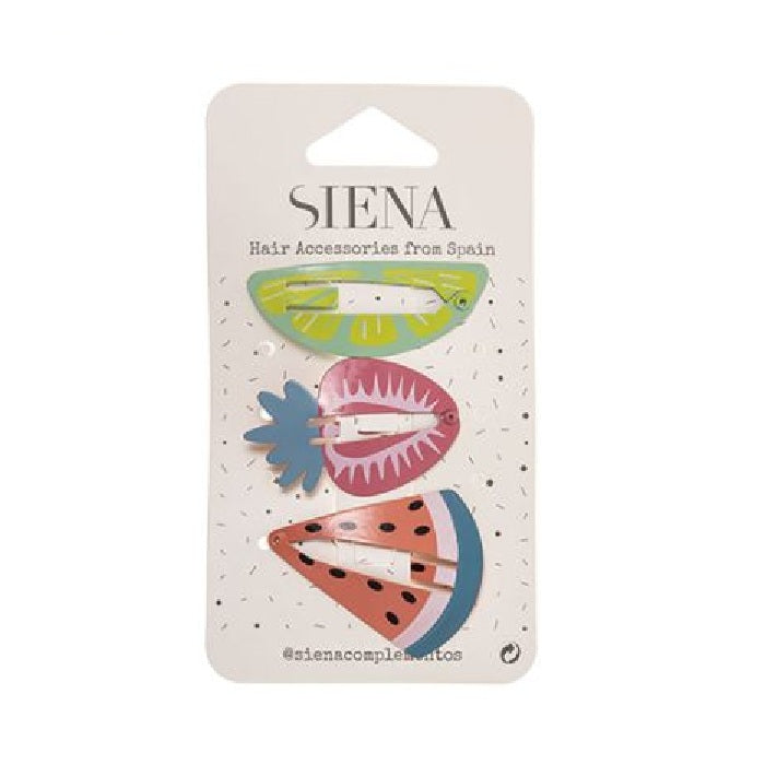 PACK 3 CLIP FRUTAS