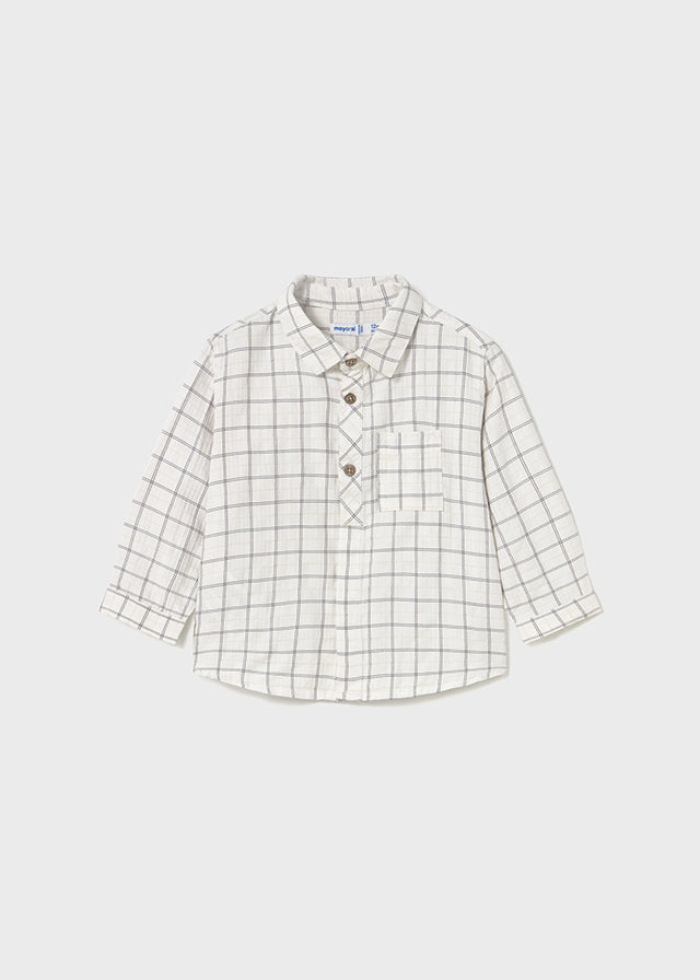 Camisa m/l quadri