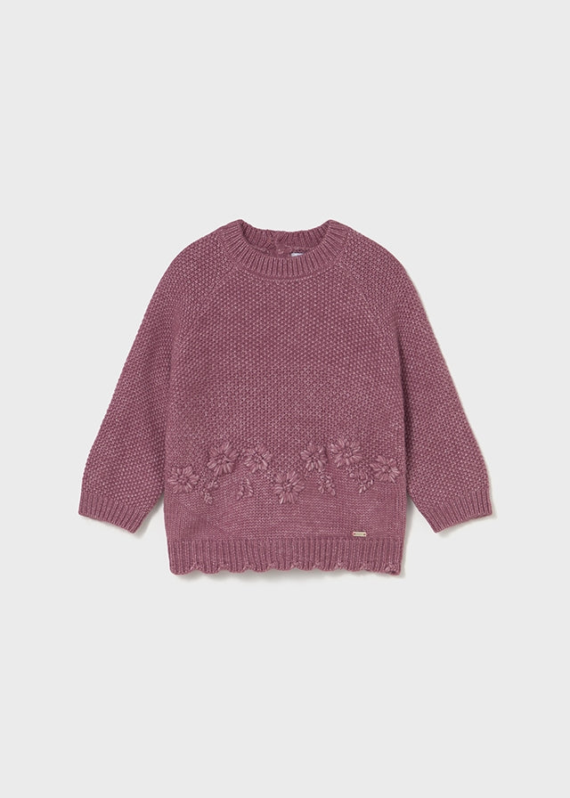 Maglione struttura fiori