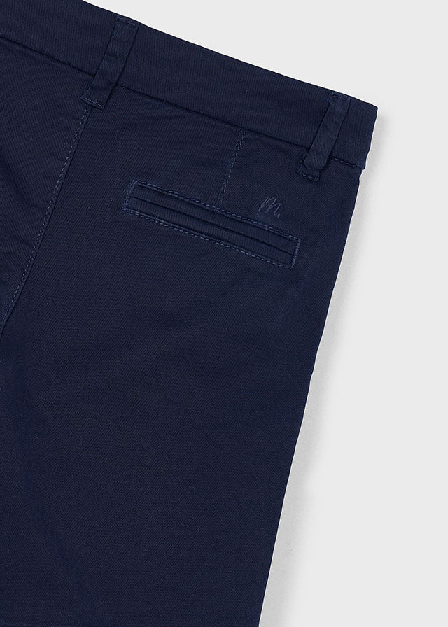 Bermuda tasche a filo twill basico