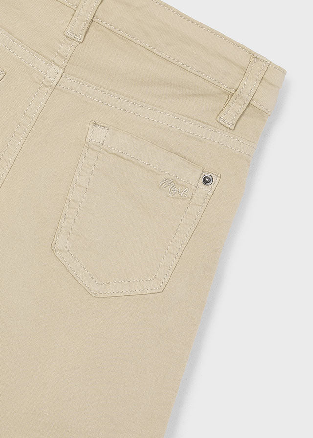 Bermuda twill 5 tasche basico