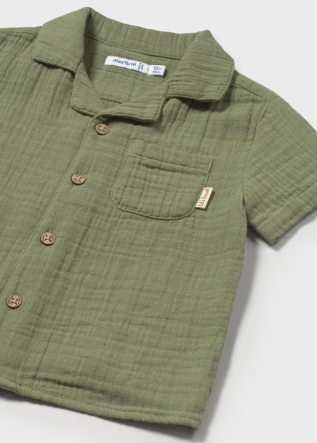 Camicia m/c garza