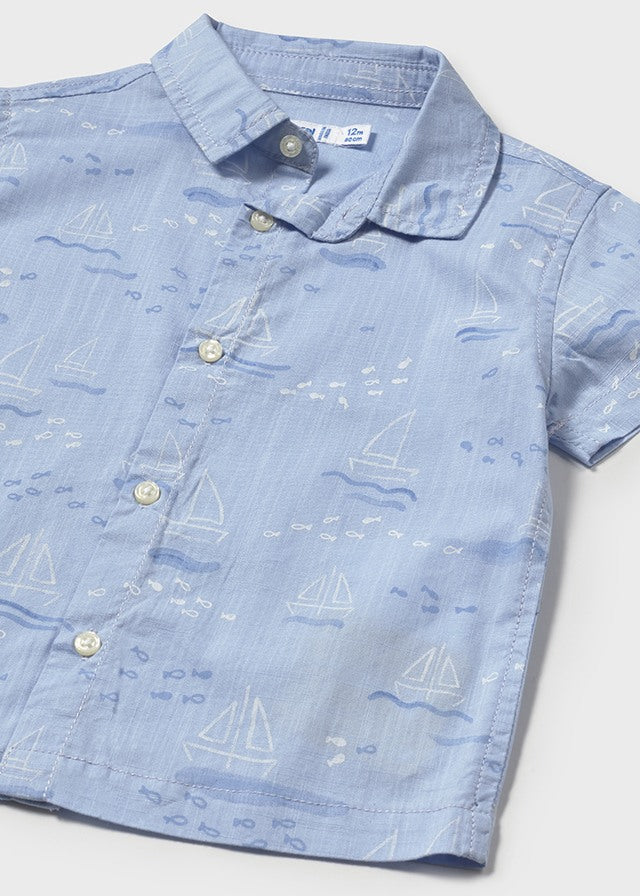 Camicia m/c stampata