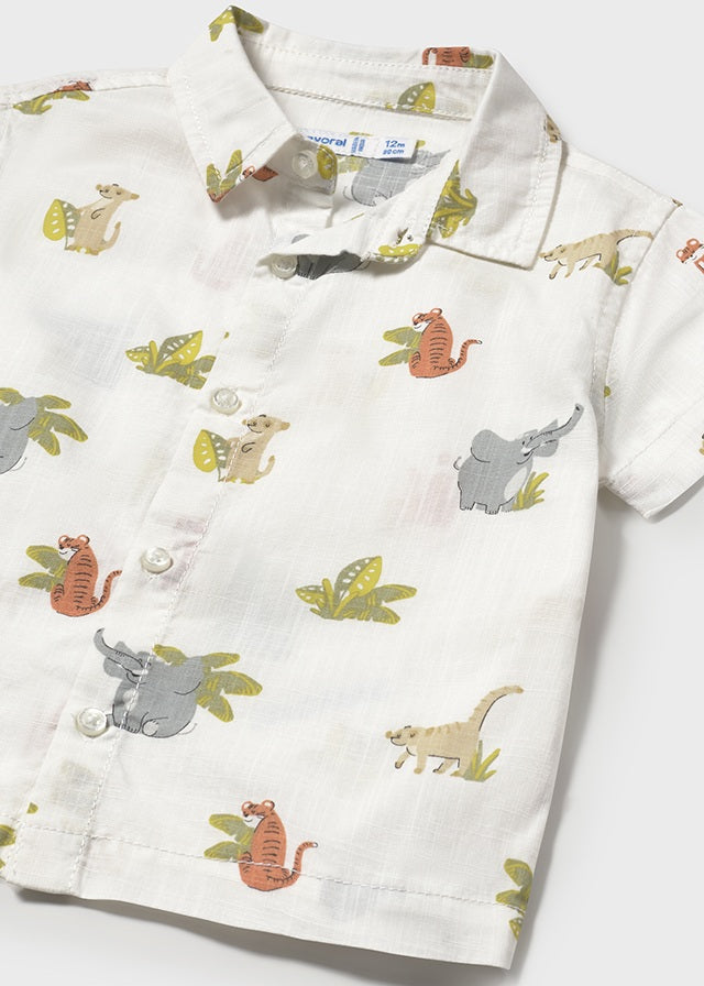 Camicia m/c stampata