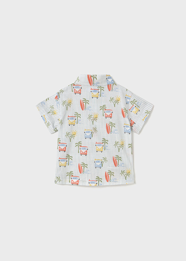 Camicia m/c stampata