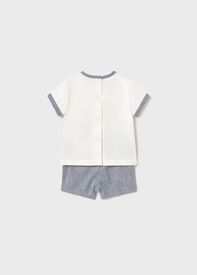 Completo con pantalone corto e shirt