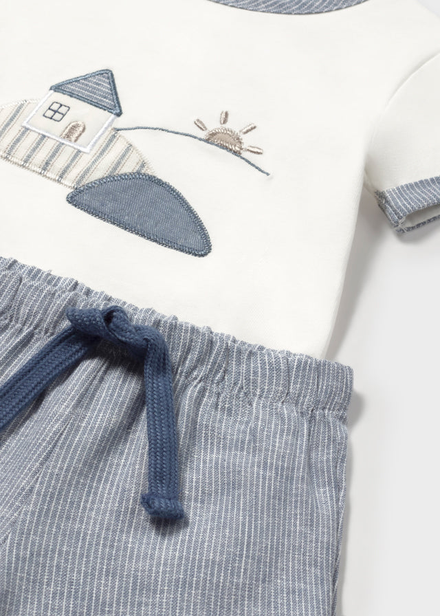 Completo con pantalone corto e shirt