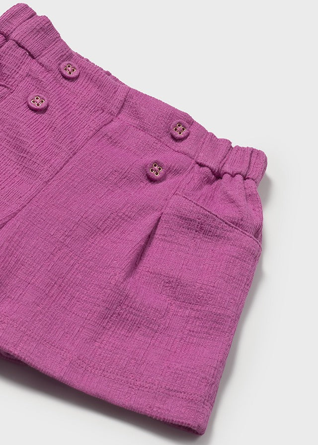 Pantalone corto strutturato