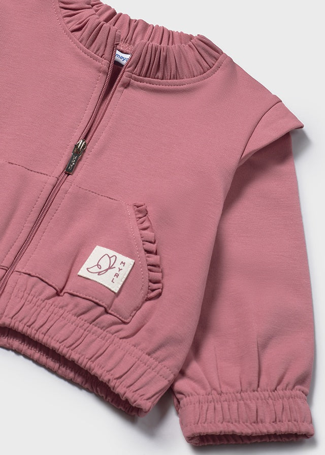 Felpa aperta con zip