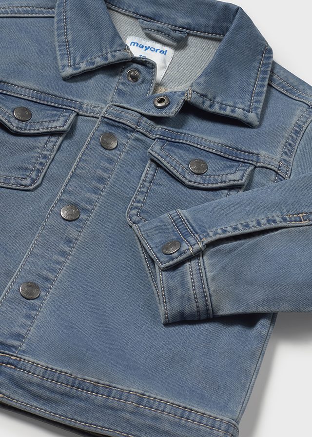 Giacca soft denim