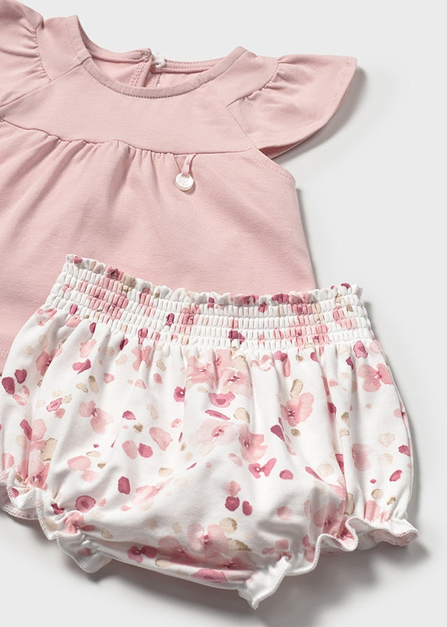 Completi con pantaloncino corto in cotone